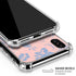 Rose Quartz & Serenity Floral iPhone XS Max Clear Case